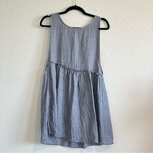 Farrow Dress Bohemian Distressed Raw Hem Prairie Whisical Dress Medium